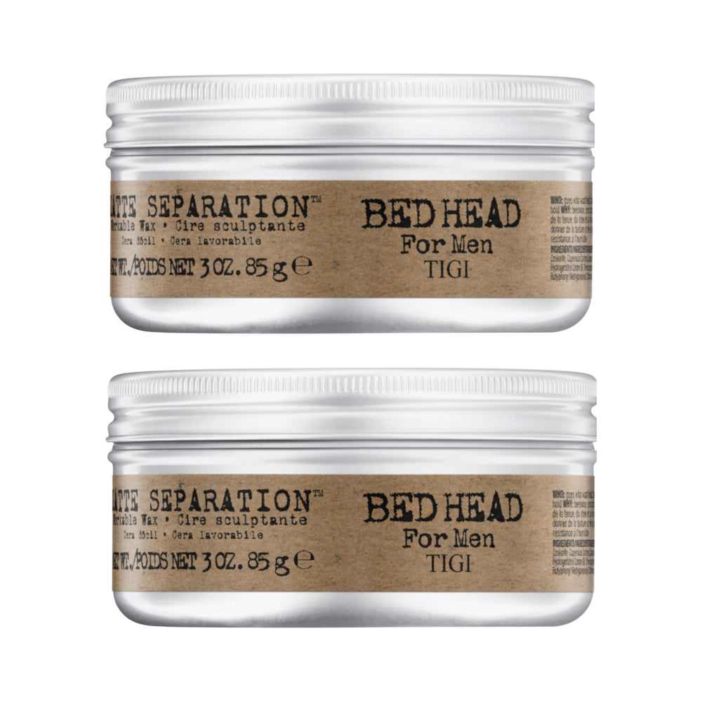 Bed Head TIGI pomada mate para separación define sin brillo.