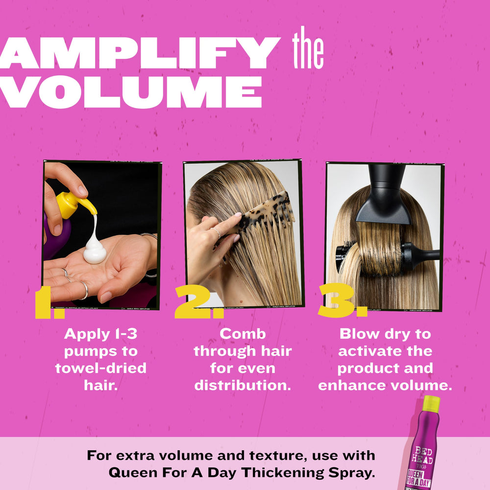 Bed Head Small Talk humidity control helps maintain style.