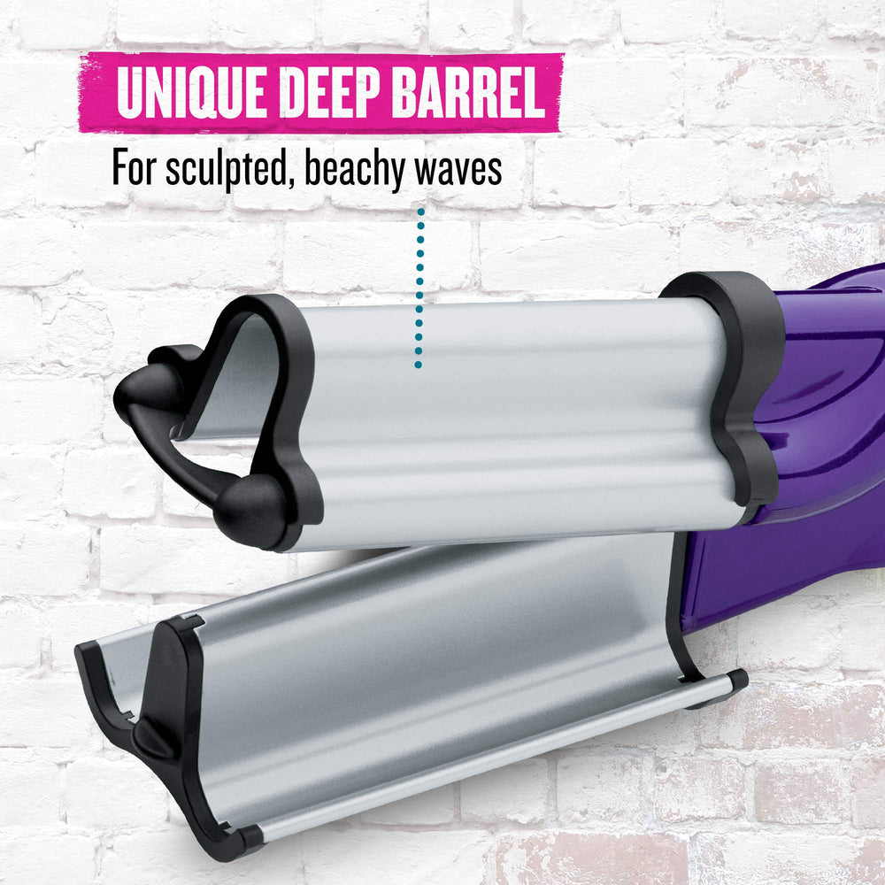 Bed Head Wave Artist heat settings illustrate versatility for all hair types and looks.