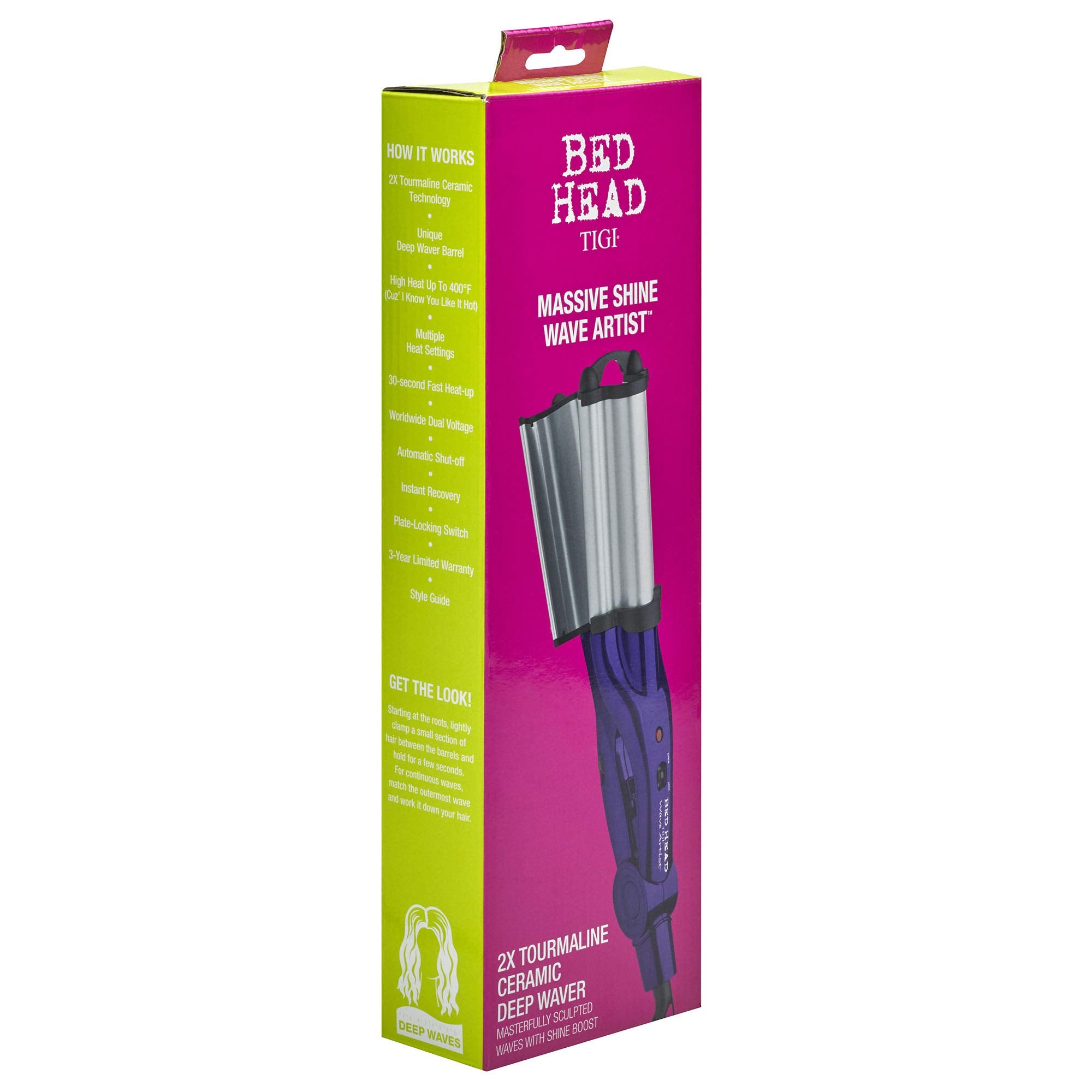 Bed Head Wave Artist worldwide voltage indicator signals travel-friendly power for jetsetters.