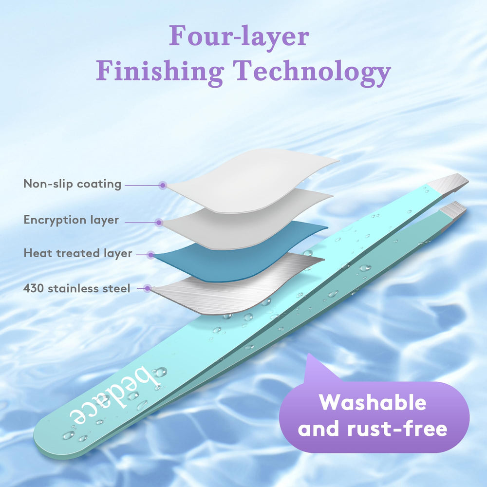 Bedace four-head design targets eyebrows, armpits, and more effectively.
