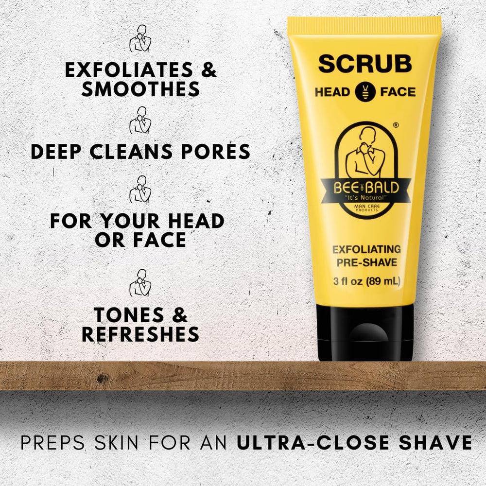 Bee Bald SCRUB apto para piel sensible