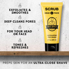 Bee Bald SCRUB apto para piel sensible