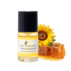Bee Naturals Aceite uñas y cutícula, bote de 0,5 oz, hidratación profunda para uñas.