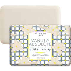 Beekman 1802 Barra Jabón Leche Cabra Vanilla Absolute, textura cremosa para piel sensible
