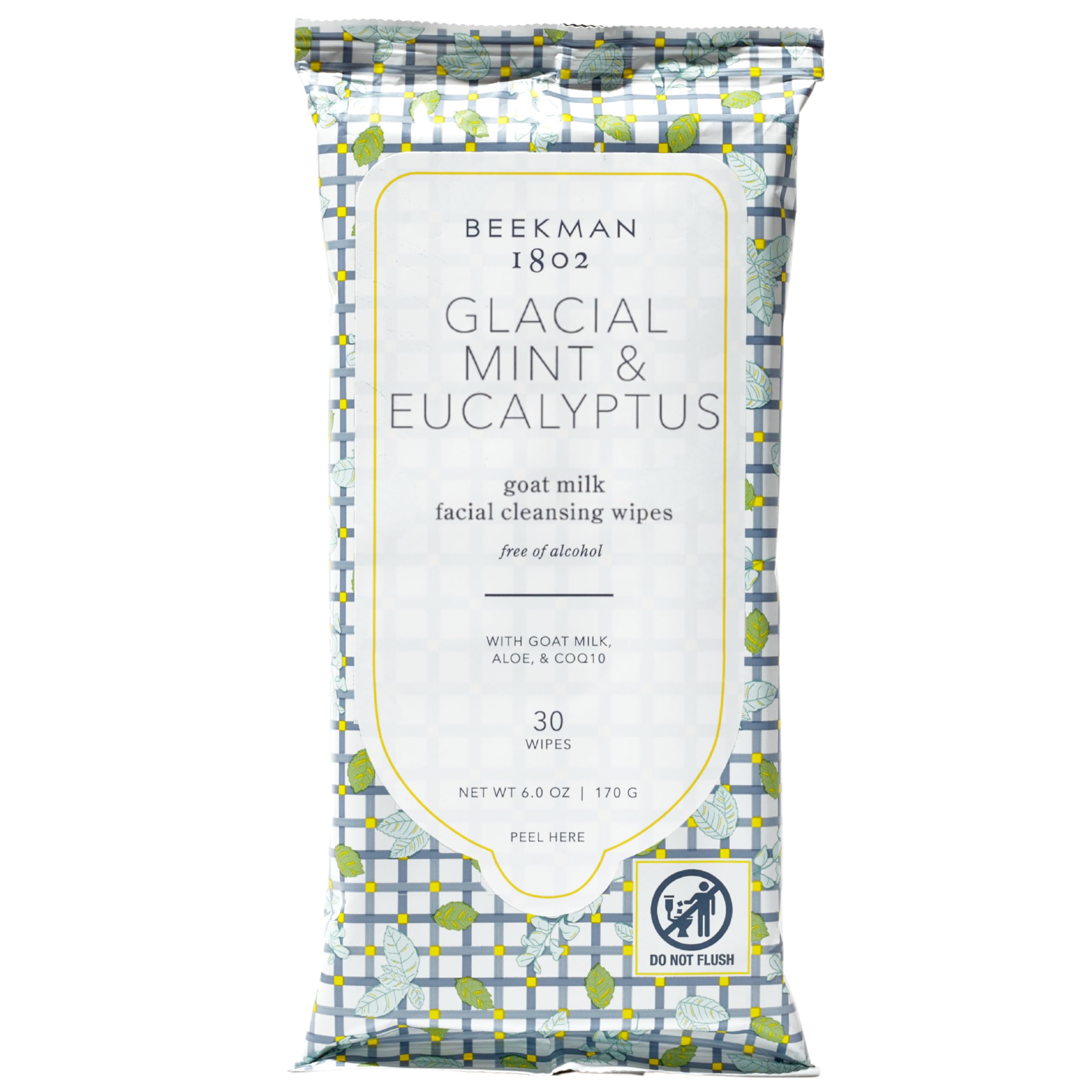 Beekman 1802 toallitas desmaquillantes para la cara, limpia sin agua y suave.