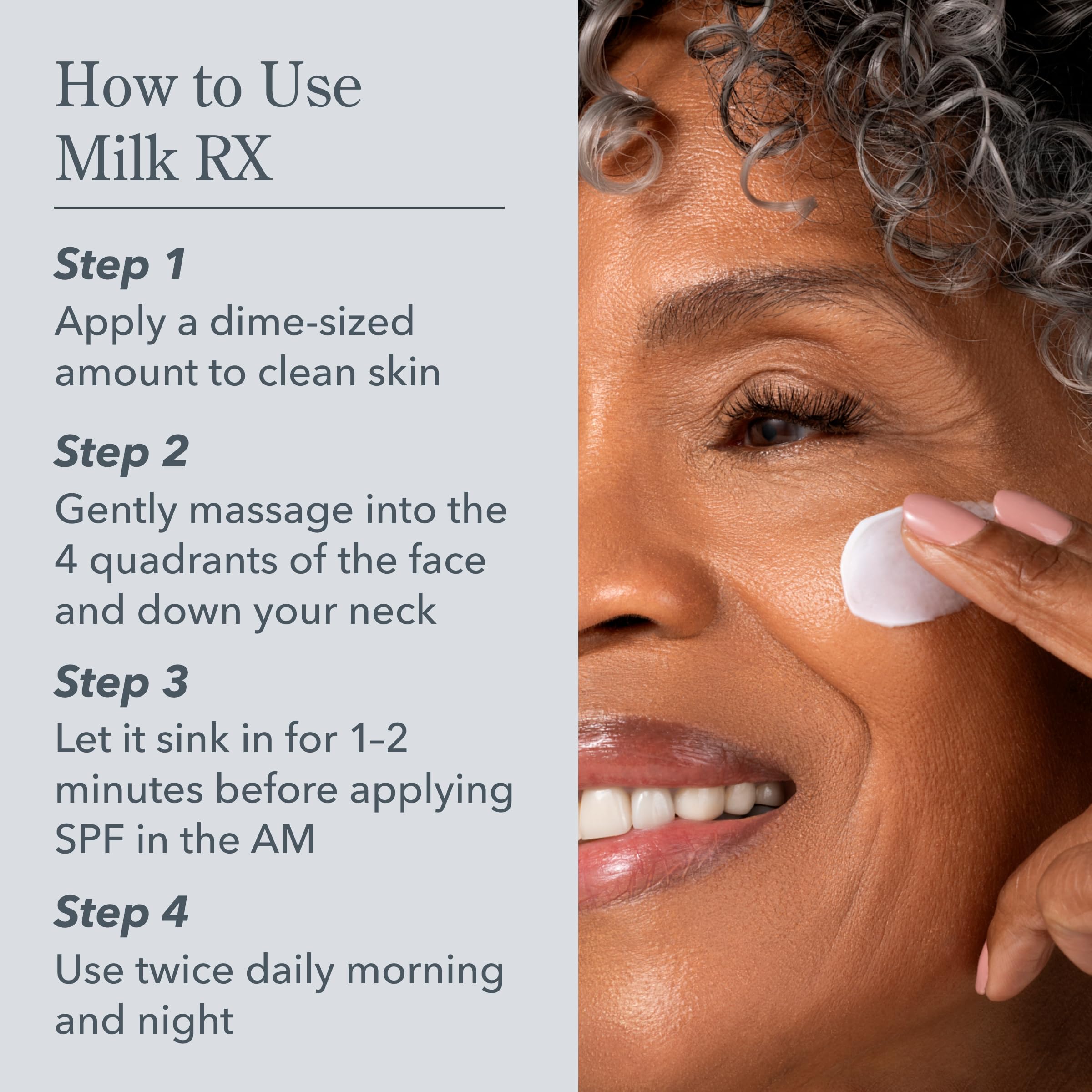 Beekman 1802 Milk RX vanity setup for daily skincare routine.