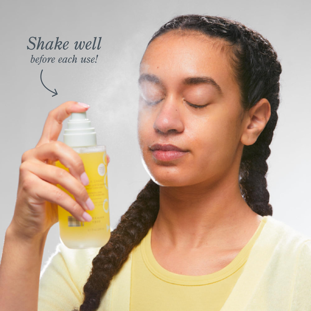 Beekman 1802 Milk Shake bottle highlights hyaluronic acid and squalane for hydration