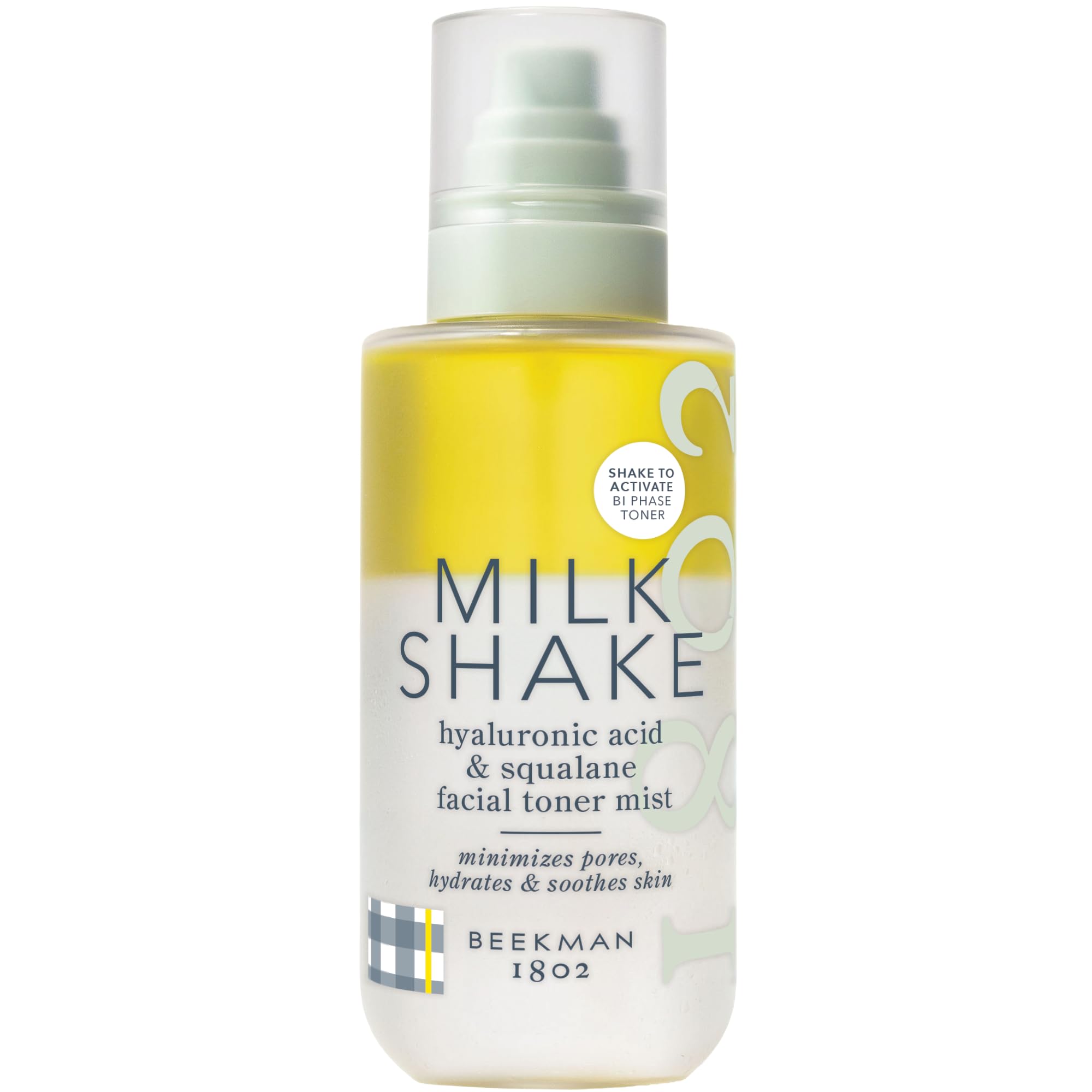 Beekman 1802 Milk Shake Hydrating Face Mist bottle closeup for daily hydration