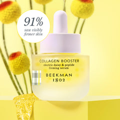 Peptide trio drops in Beekman 1802 serum ready for quick absorption