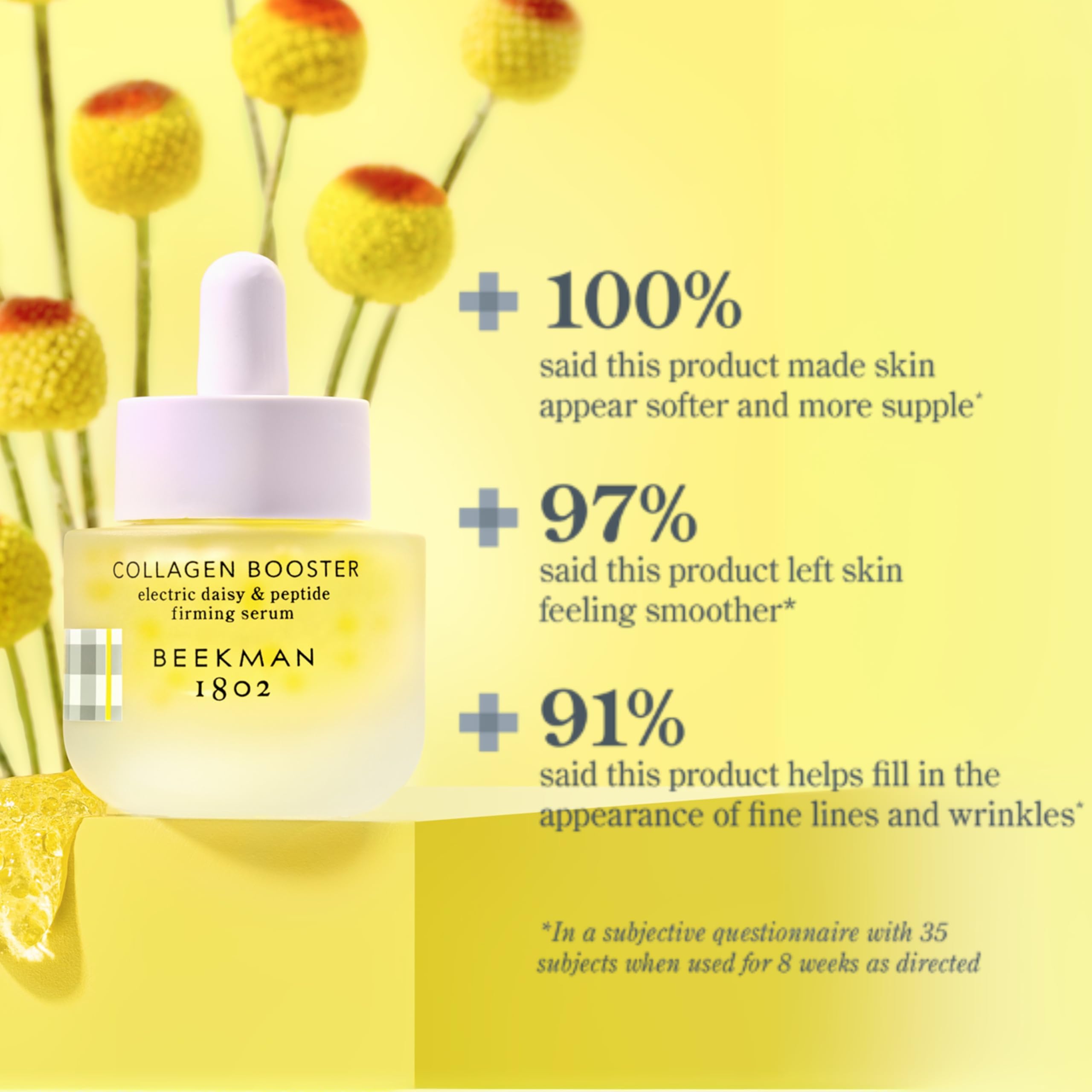 Lightweight Beekman 1802 serum absorbs quickly on clean skin