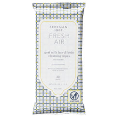 Beekman 1802 toallitas faciales Aire Fresco en paquete para uso diario.