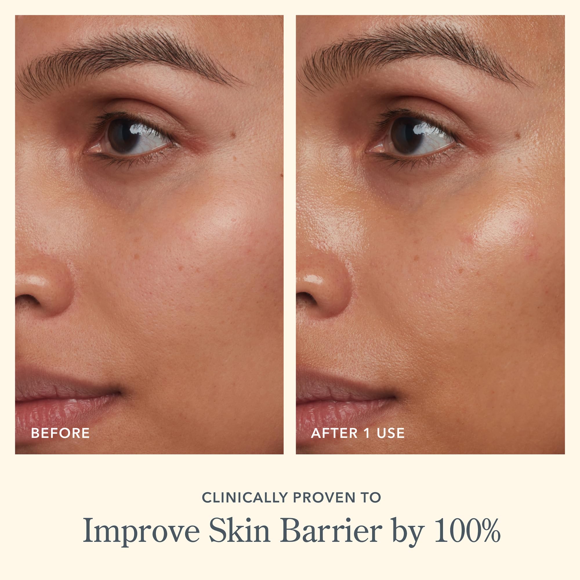 Beekman 1802 Bloom Cream cruelty free symbol emphasizes ethical skincare