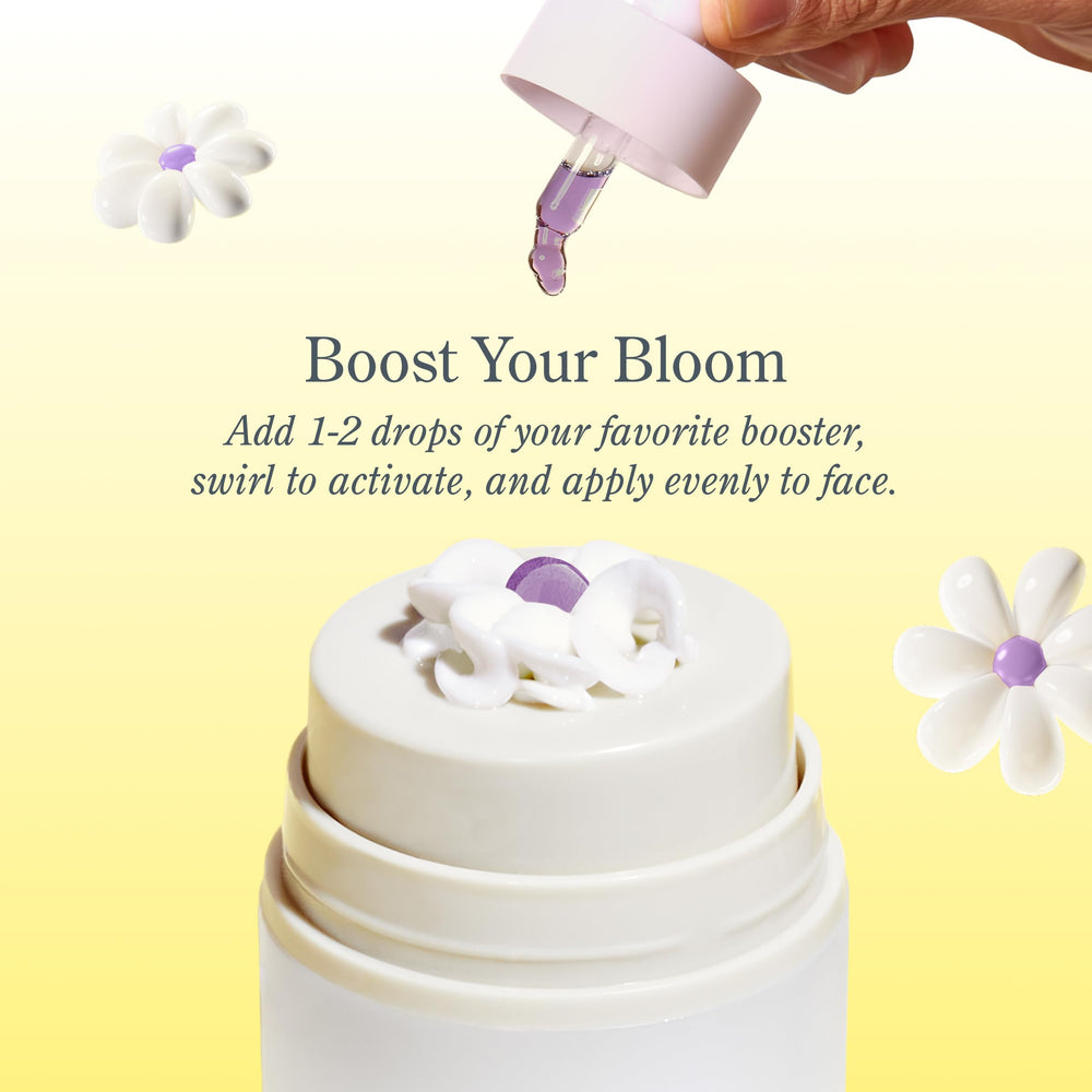 Nighttime use steps demonstrate minimal product for gentle glow.