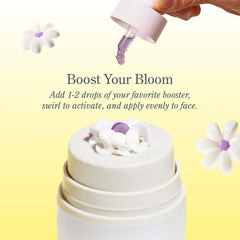 Nighttime use steps demonstrate minimal product for gentle glow.