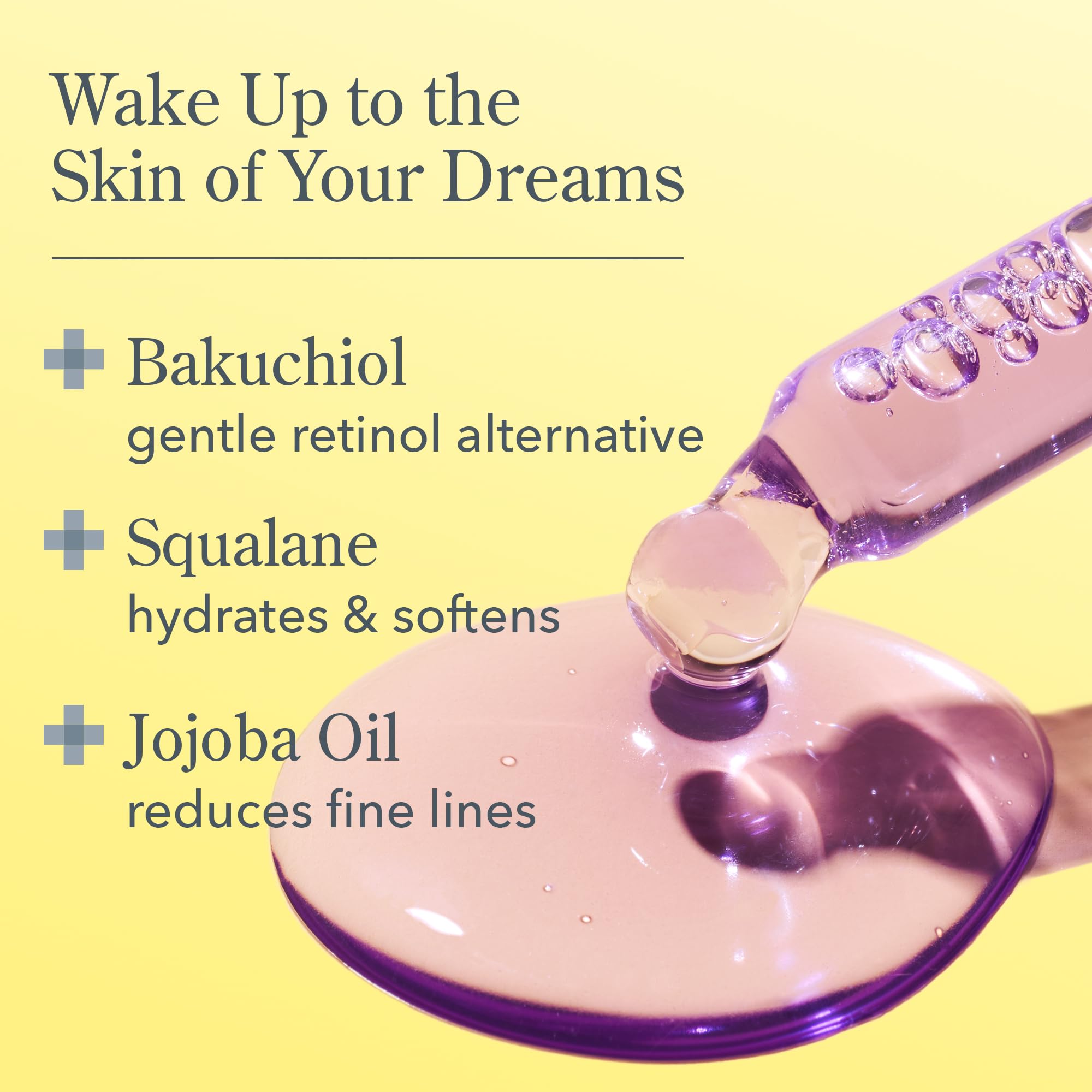 Beekman 1802 Dream Booster serum dropper for precise, sensitive-skin application.