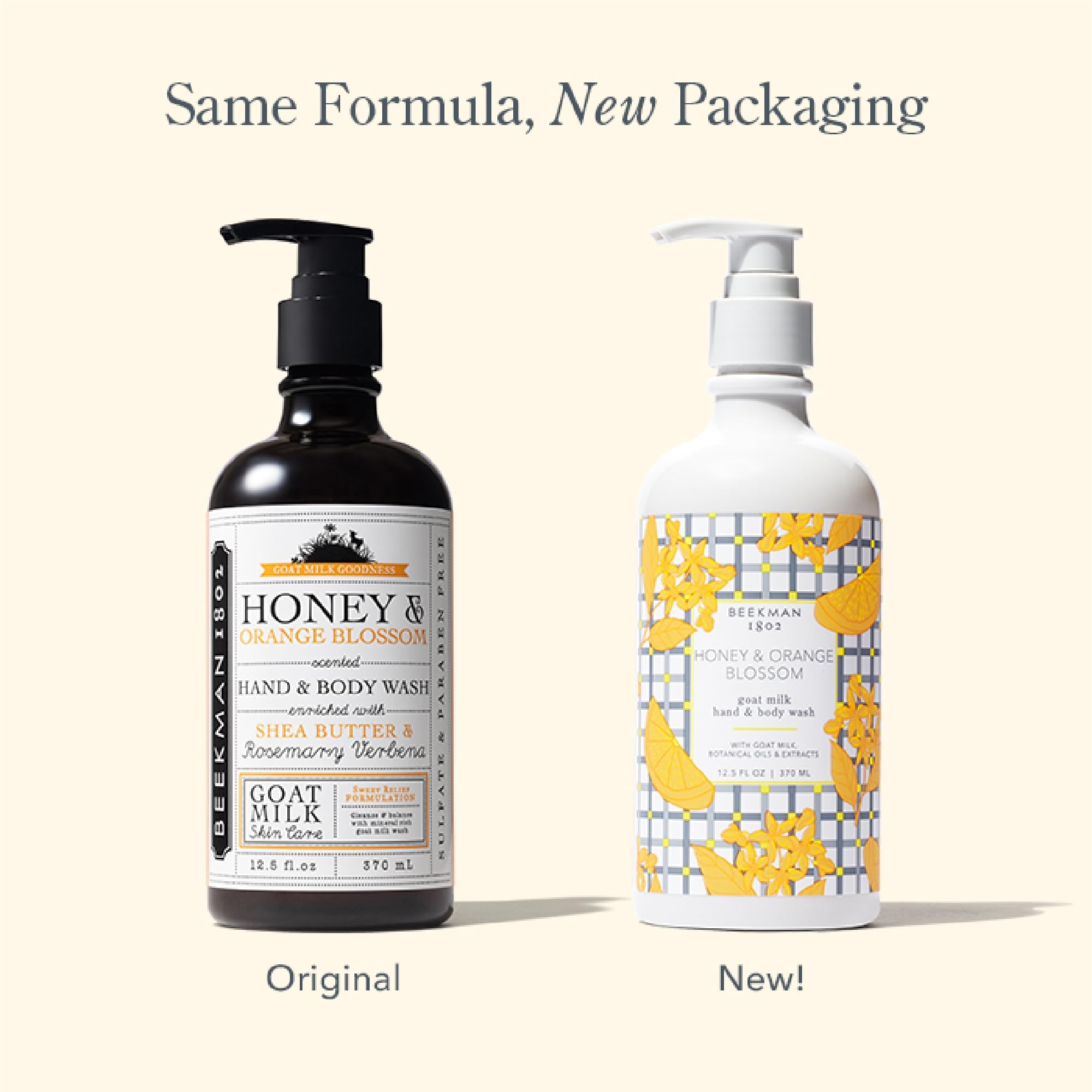 Ingredients highlight: goat milk, shea butter, and jojoba oil
