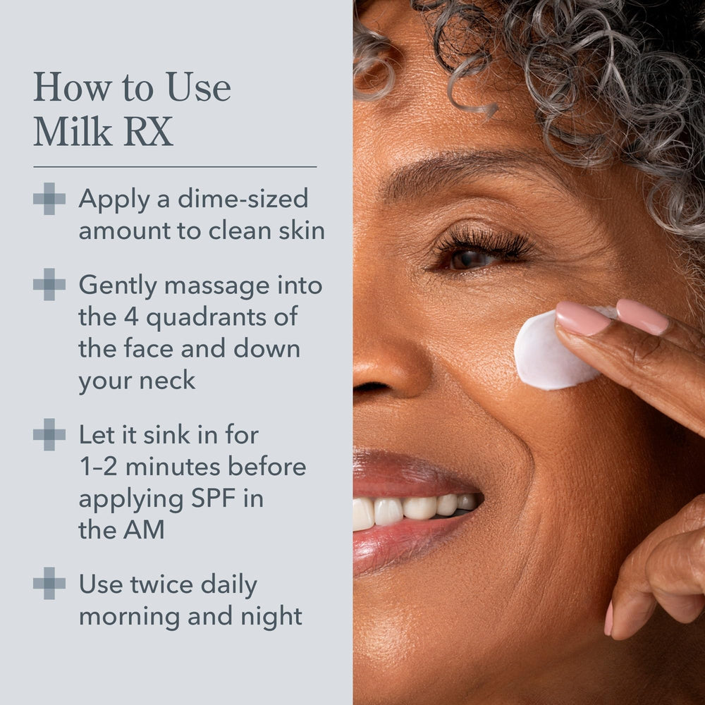 Beekman 1802 Goat Milk lactic acid visual, gentle exfoliation for balanced skin.