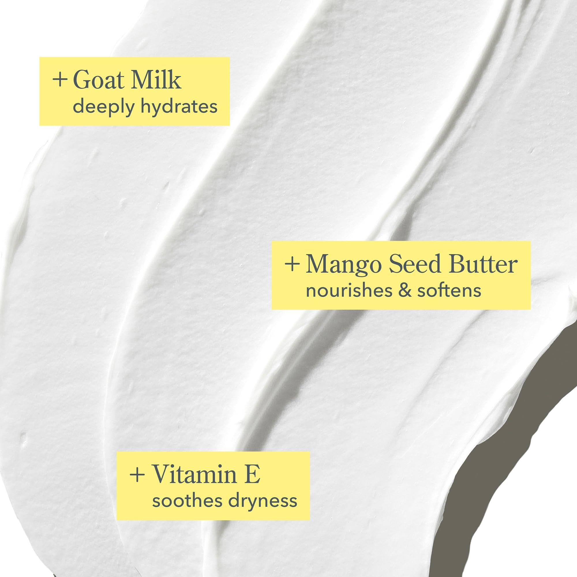 Beekman 1802 Pure Whipped Body Cream texture close-up for moisturized skin