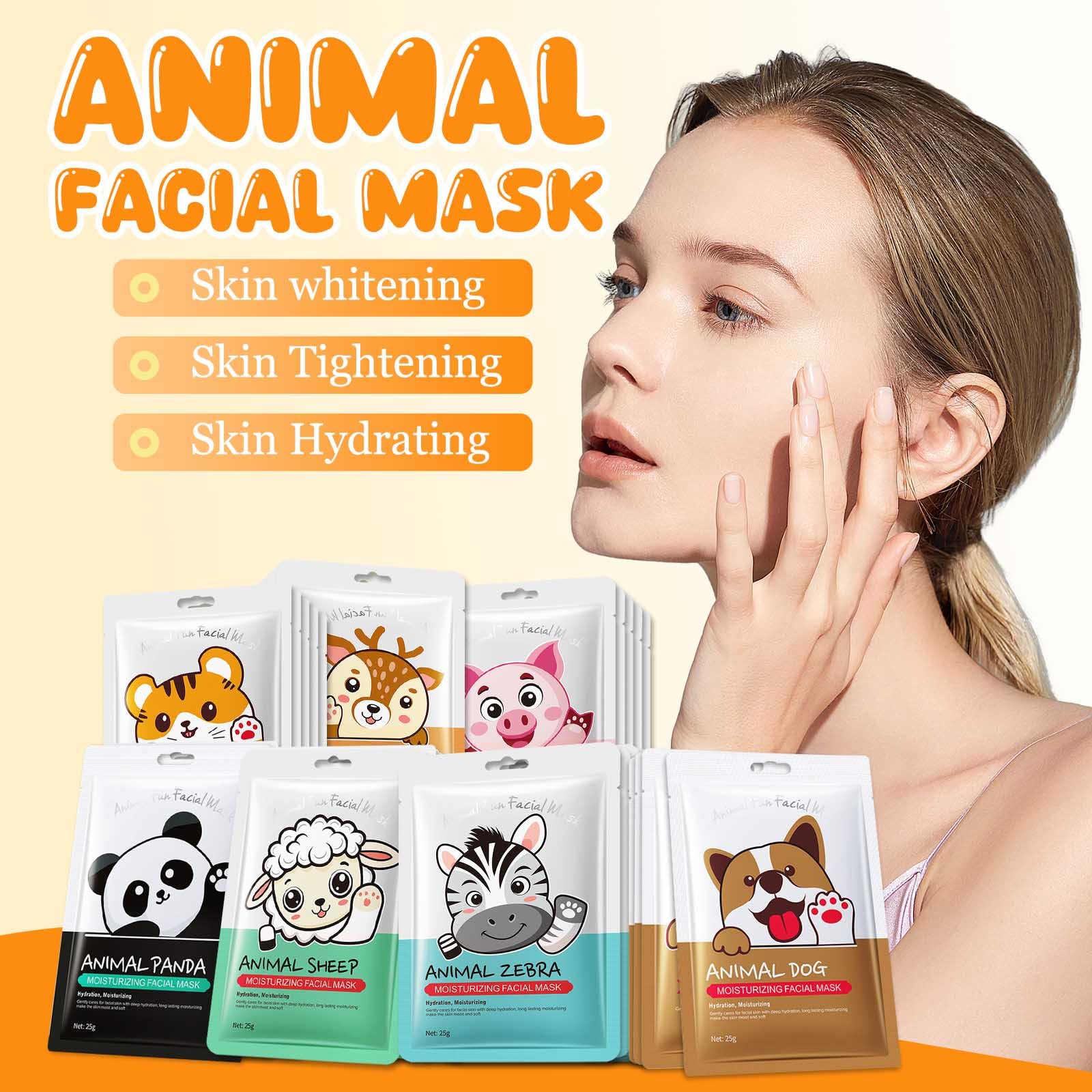 Beenefits mascarilla panda para experiencia calmante y nutritiva de la piel.
