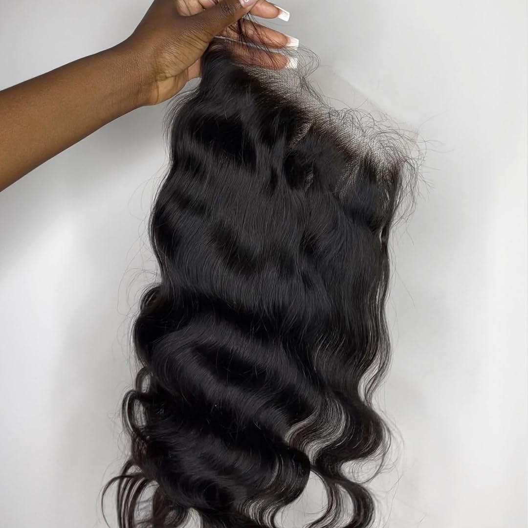 Beeos 5x5 deep parting demonstrates versatile styling with middle or side parts
