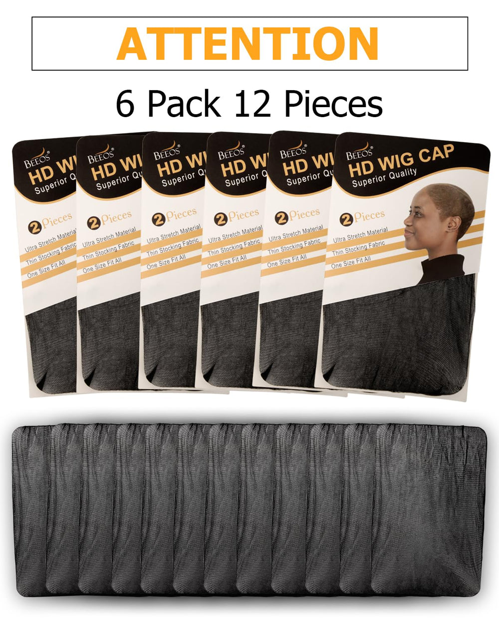 BEEOS HD wig cap design aids quick, flawless lace-front setup