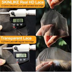 BeeOS bleached knots detail close-up reveals lighter scalp appearance.