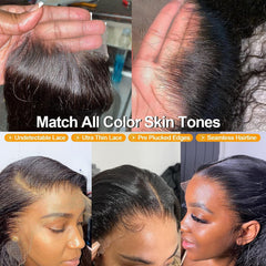 Beeos handmade closure in soft, silky human hair with minimal shedding.
