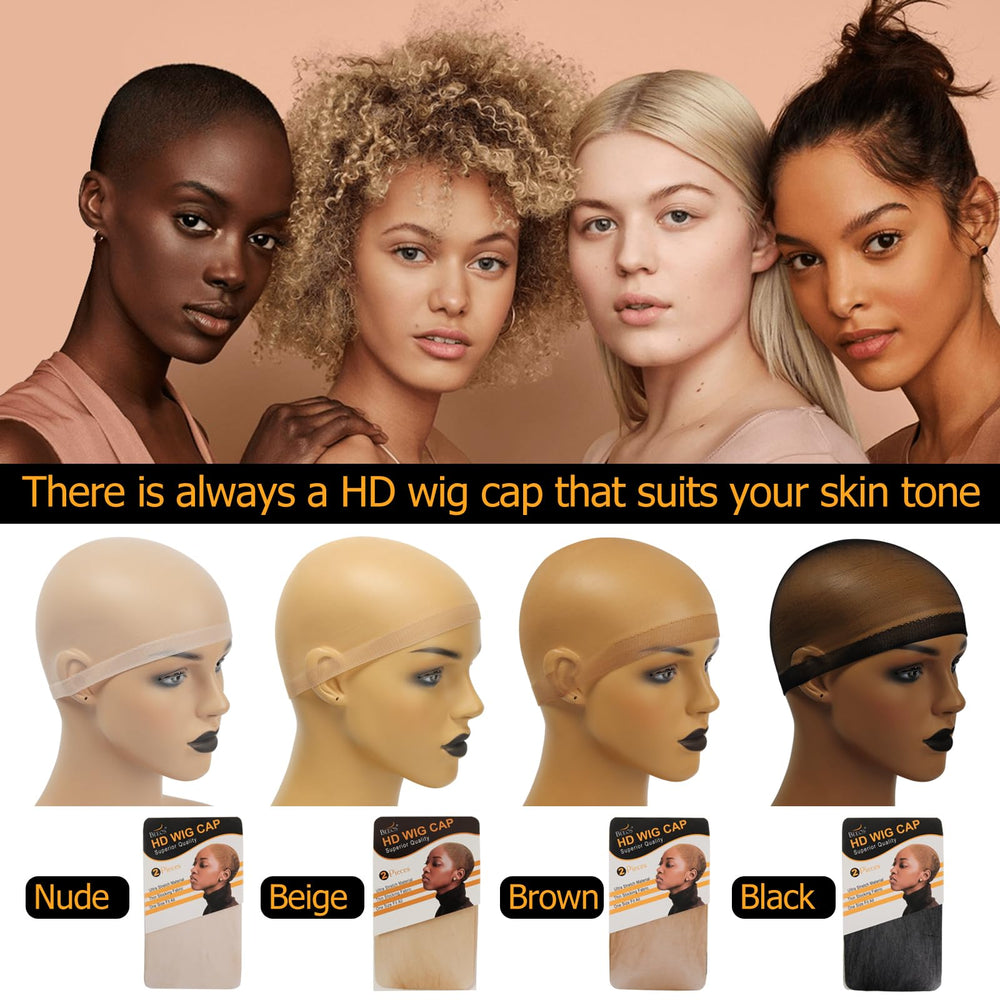 BEEOS lace-front wig accessory enhances natural look and comfort