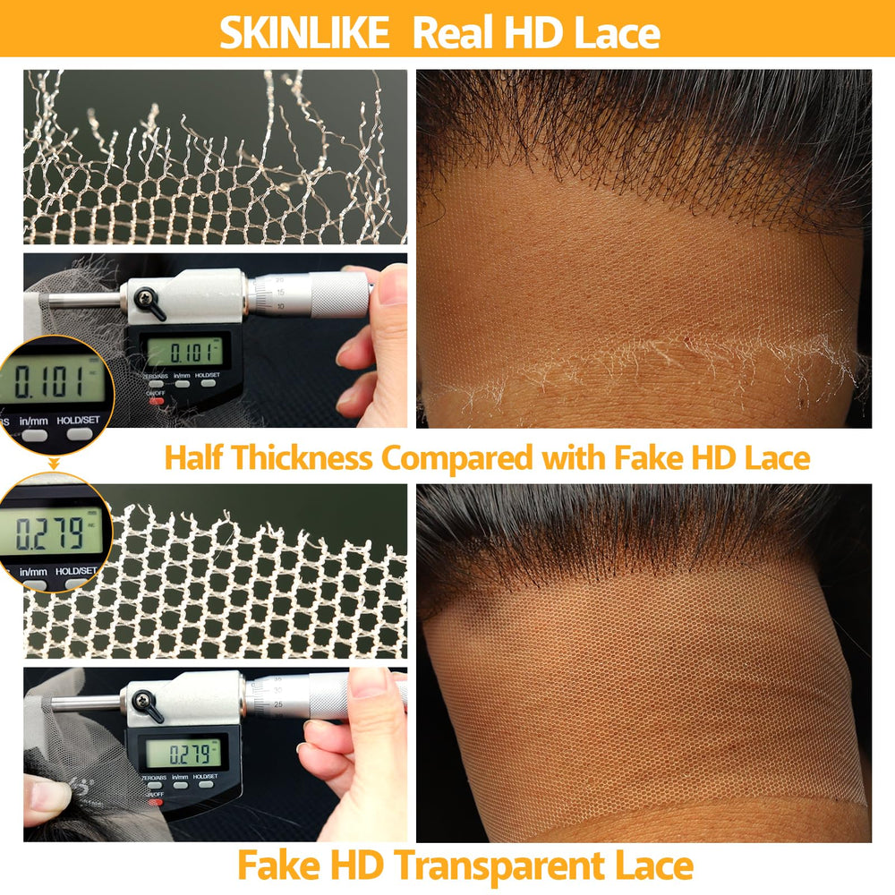 Beeos Pre-plucked natural hairline highlights easy parting and a seamless hairline