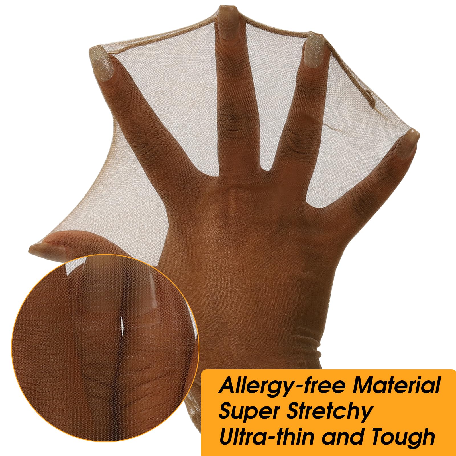 BEEOS ultra-thin stretchy wig cap supports comfortable all-day wear