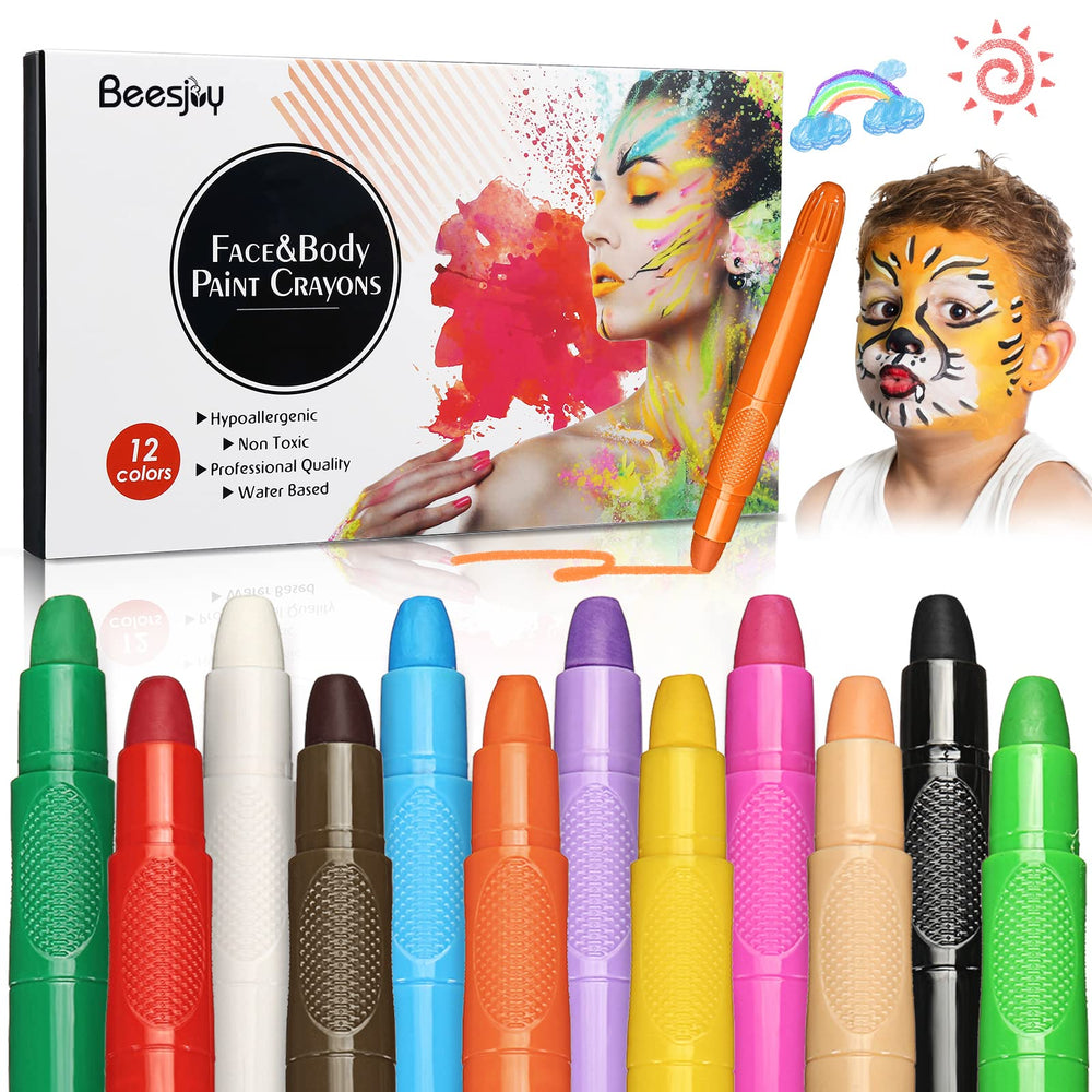 Beesjuy vibrant colors on kids' makeup inspire playful creativity.