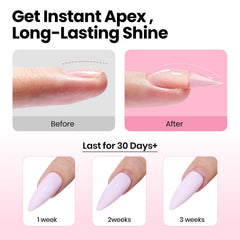 Beetles 16-size nail tips enable precise finger matching.