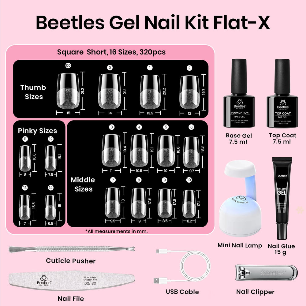 Beetles 3-in-1 solid glue gel for tips and rhinestones