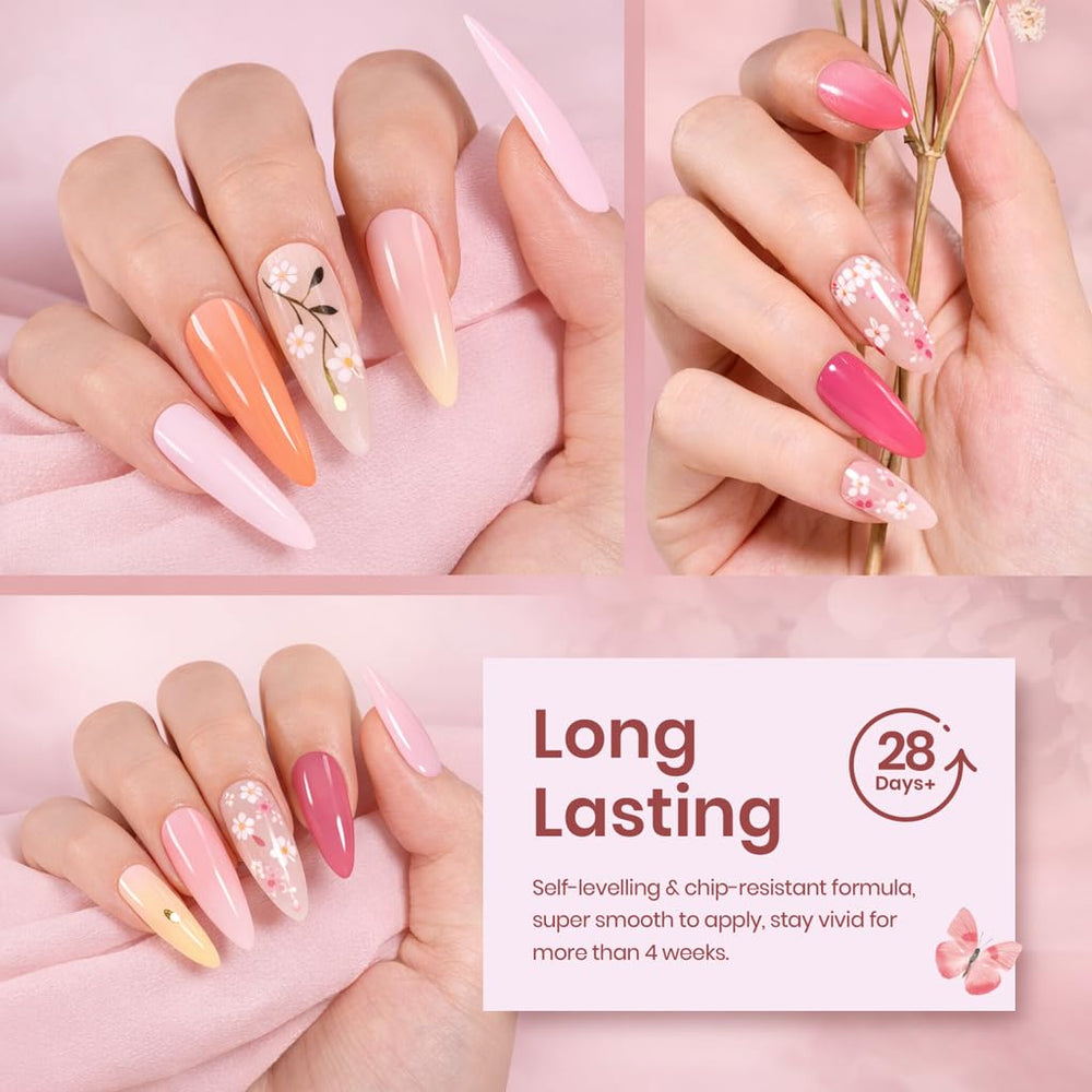 Beetles 5D Flower Nail Art Stickers add delicate decorative accents