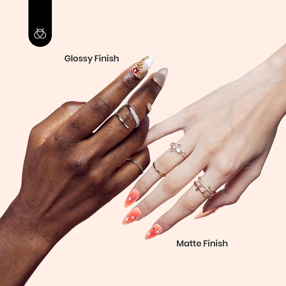Beetles acabado brillante resalta color y durabilidad.
