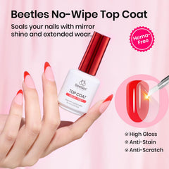 Beetles base gel mejora adherencia y protege uñas naturales.