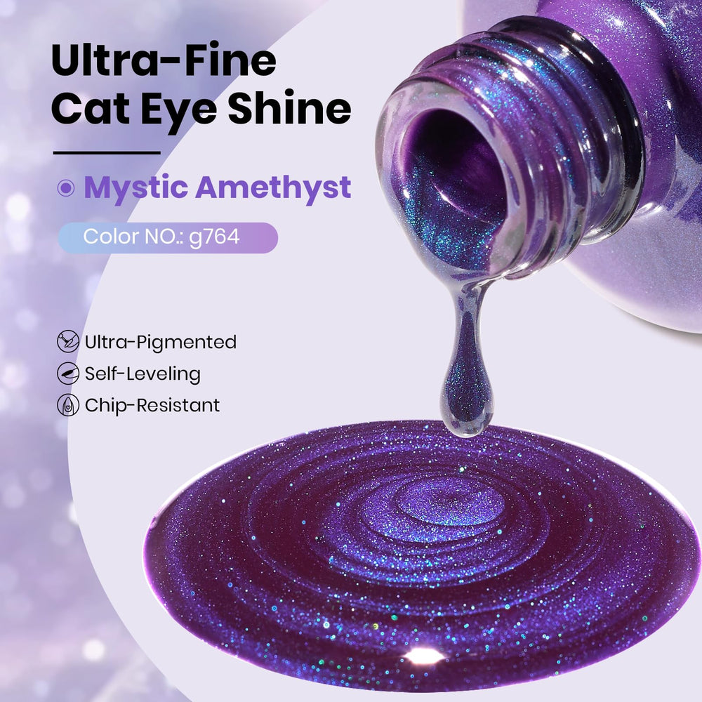 Beetles Mystic Amethyst acabado lujoso para looks nocturnos