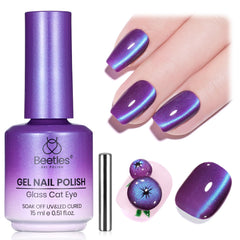Beetles Mystic Amethyst bote de gel 15 ml tono amatista para uñas elegantes