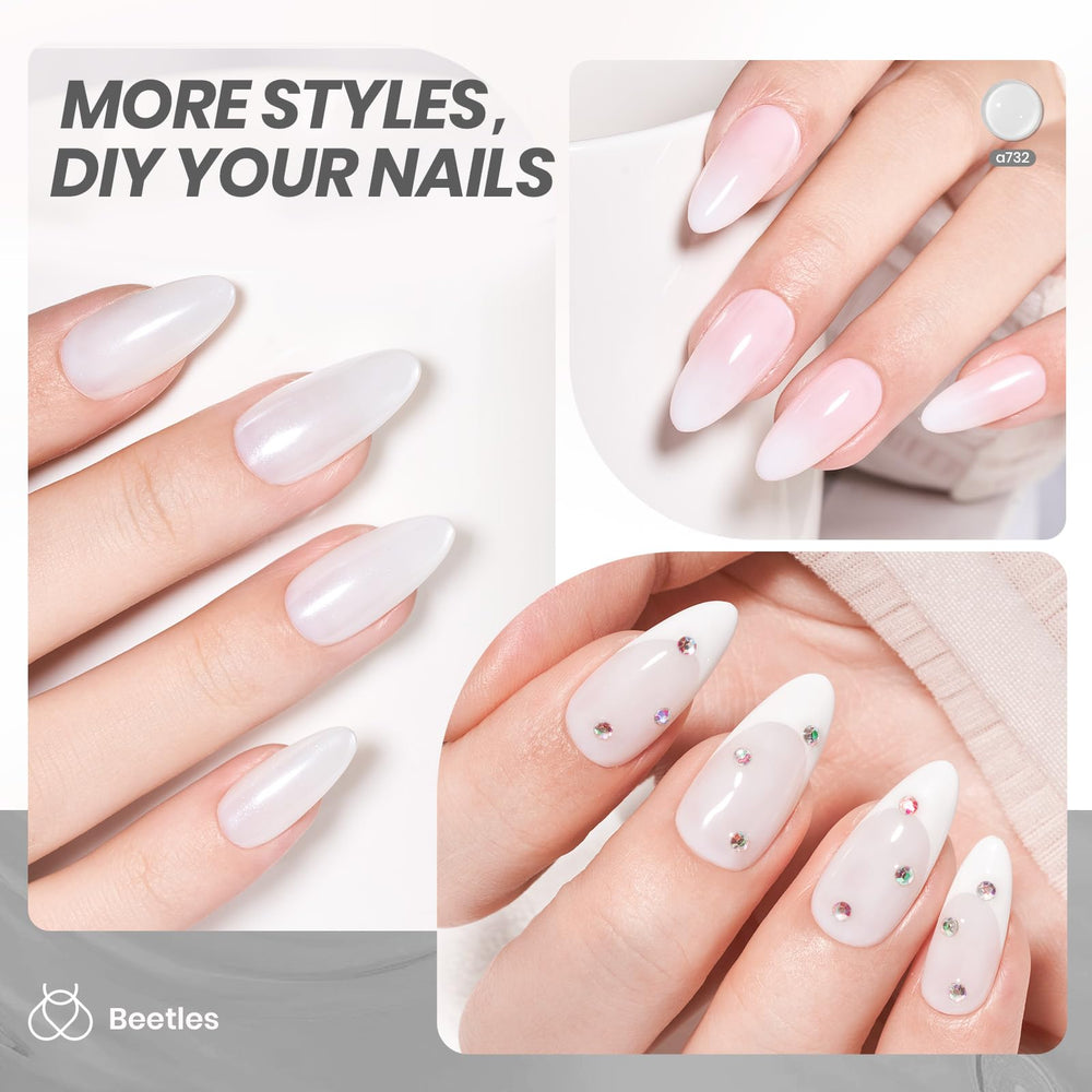 Beetles aplicación suave gel uñas: capa homogénea y acabado liso