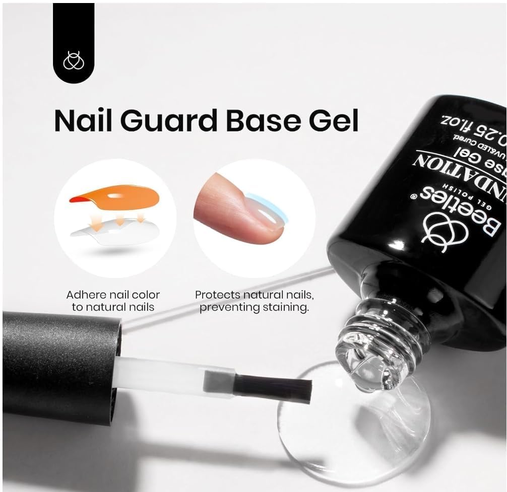 Beetles manicure at home setup ideal for DIY nail art.