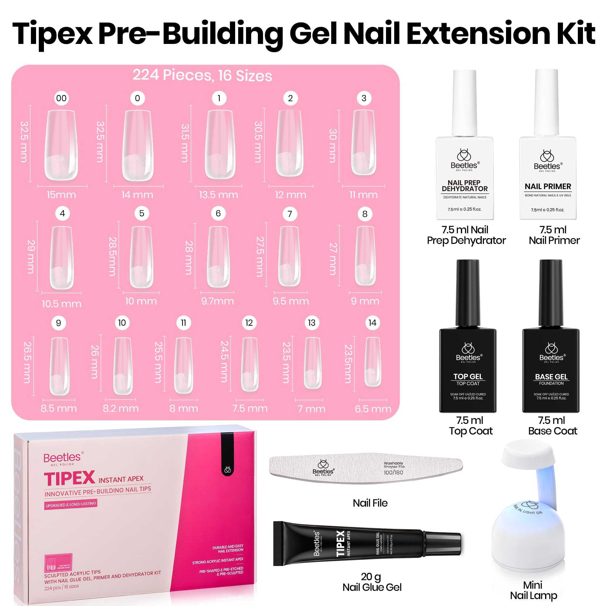 Beetles base coat 7.5ml provides smooth foundation for long wear.