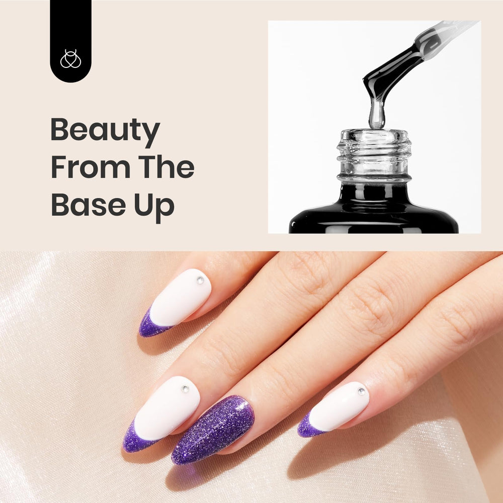 Beetles Gel Base Coat removal illustrates easy removal.