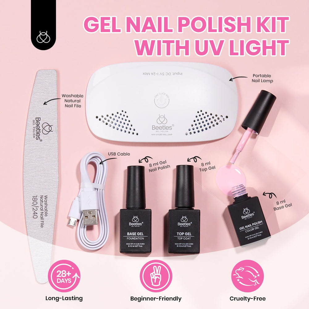 Base coat gel Beetles para mejor adherencia y acabado suave