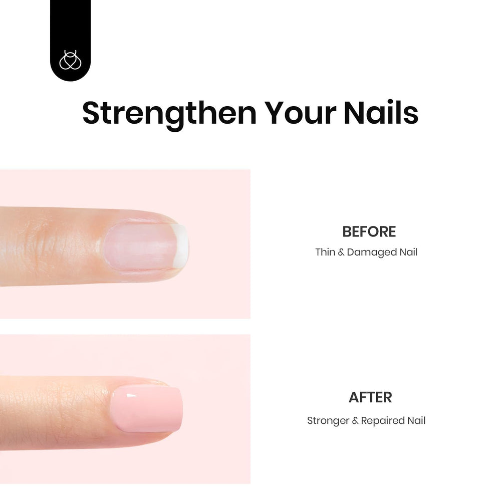 Beetles Rubber Base Gel nude para looks sobrios y francesas elegantes.