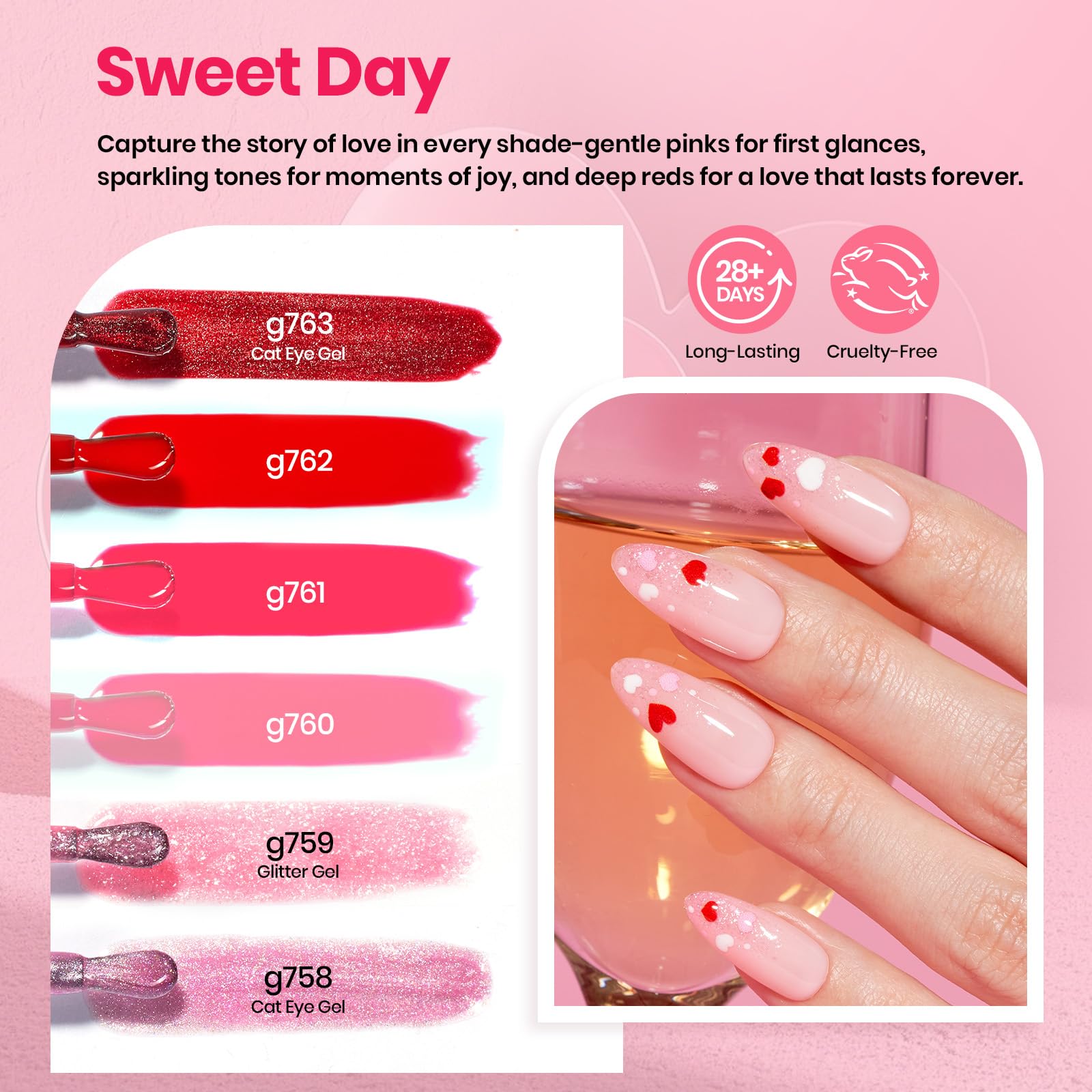 Beetles base and top coats lock color with lasting shine.
