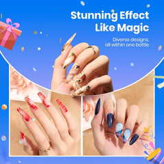 Beetles Blooming Gel con efecto mármol para diseños elegantes y suaves.