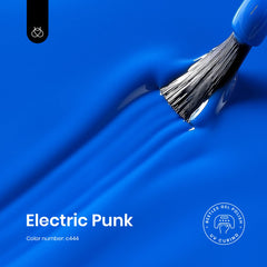 Beetles Blue Gel Nail Polish bottle, electric punk bright blue, ideal for vibrant manicures