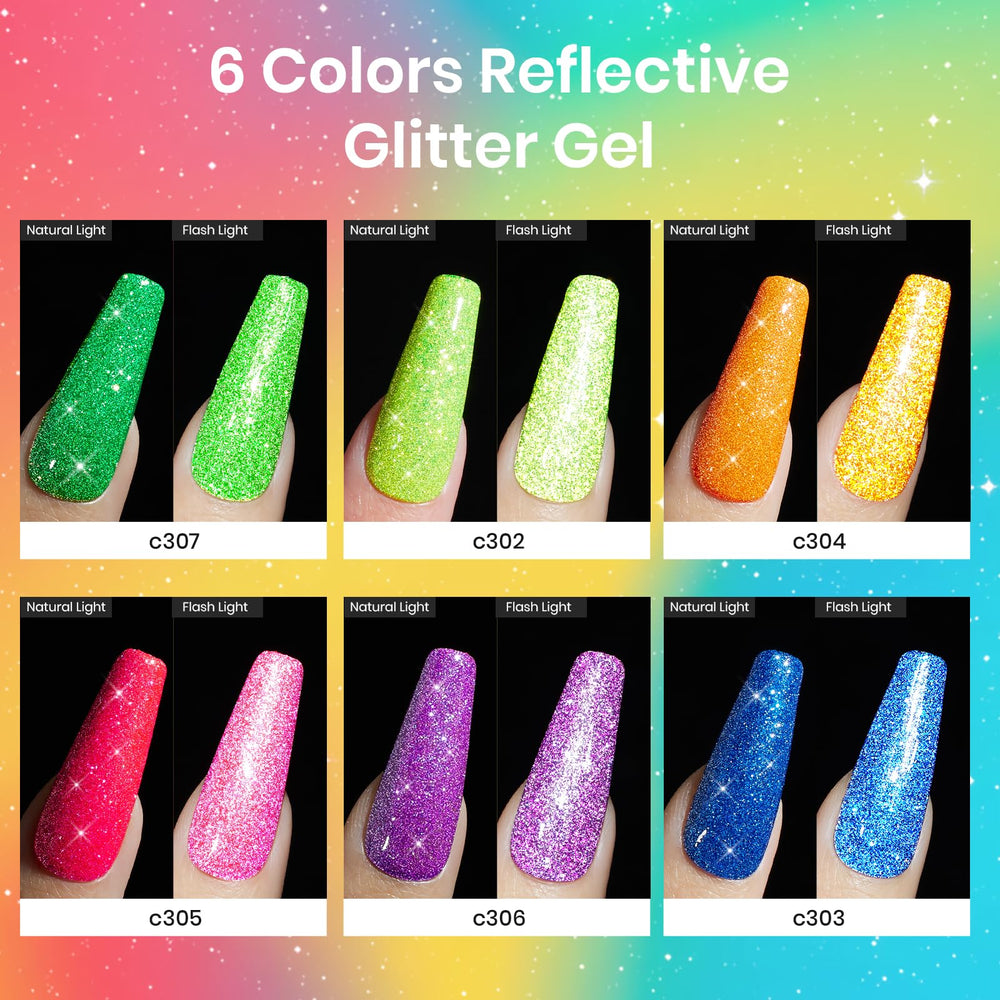 Beetles Gel Polish azul, partículas brillantes para ocasiones especiales.