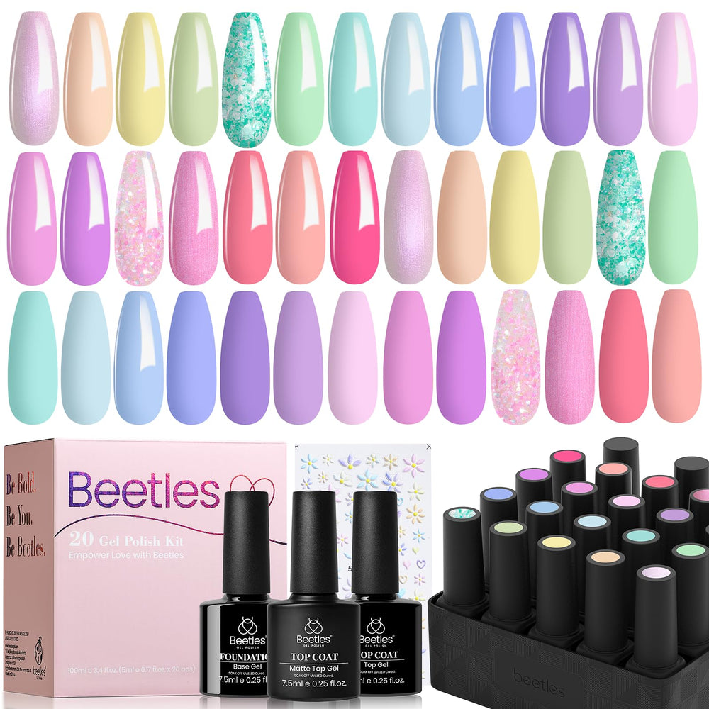 Beetles brillo duradero, acabado translúcido para uñas glamorosas